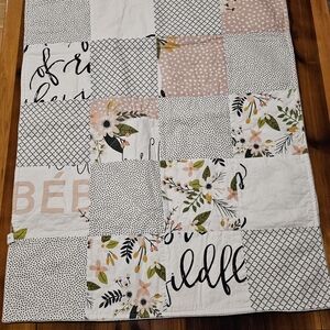 Modern Baby Girl Quilt